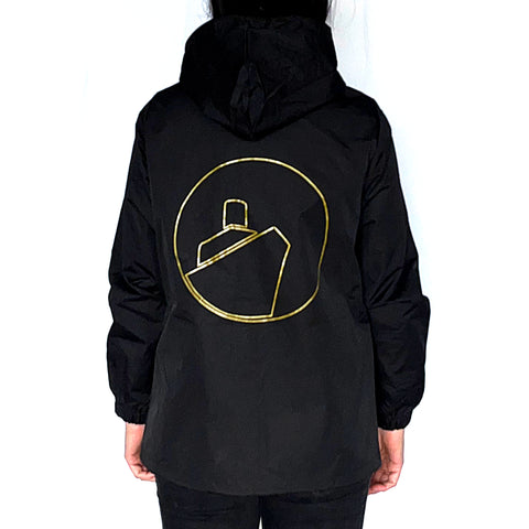 Coach Jacket à Capuchon | Coupe-vent imperméable | Unisexe